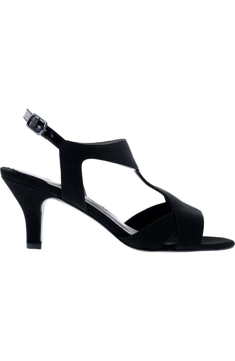 Ros Hommerson Lucky Slingback Kitten Heel Sandal, Alternate, color, Black Micro