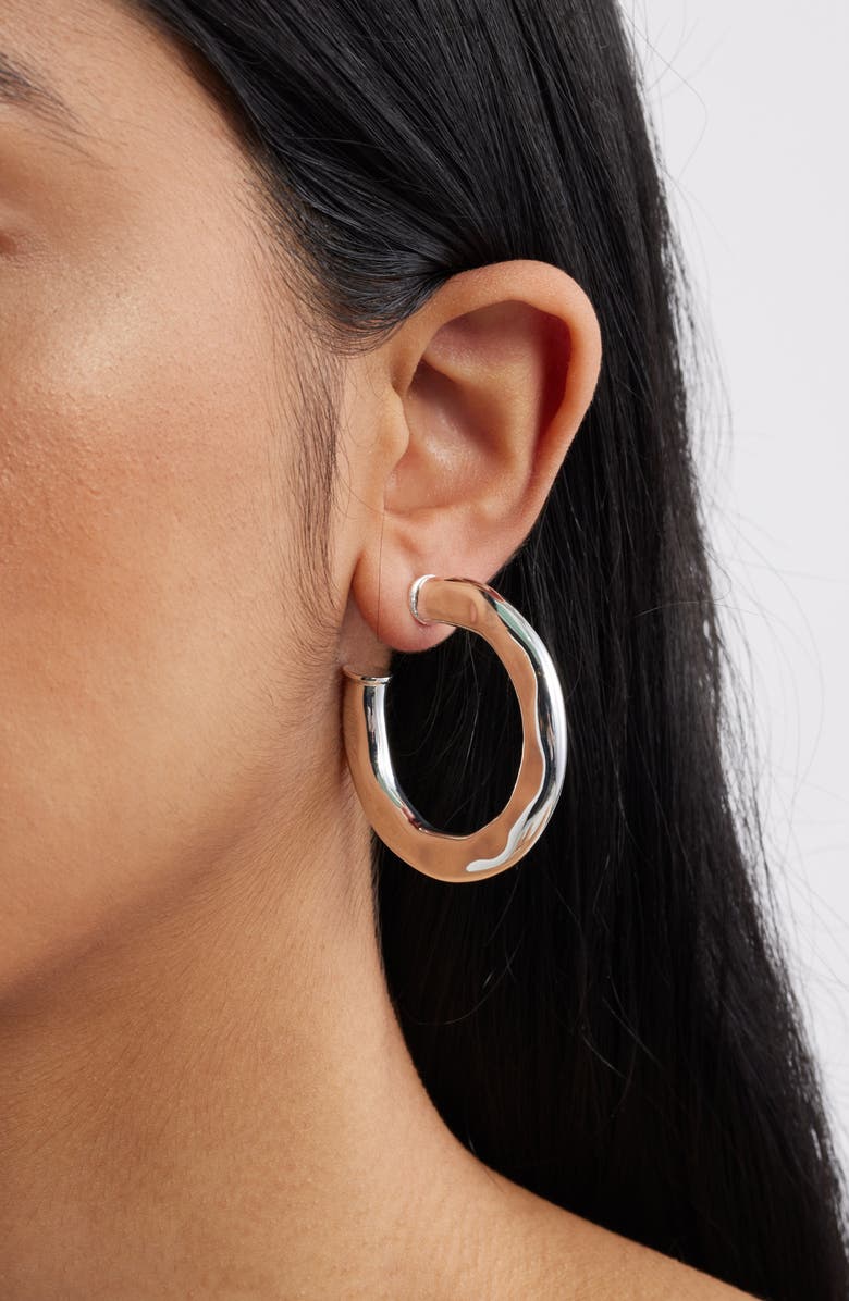 Nordstrom Hammered Hoop Earrings, Alternate, color, 