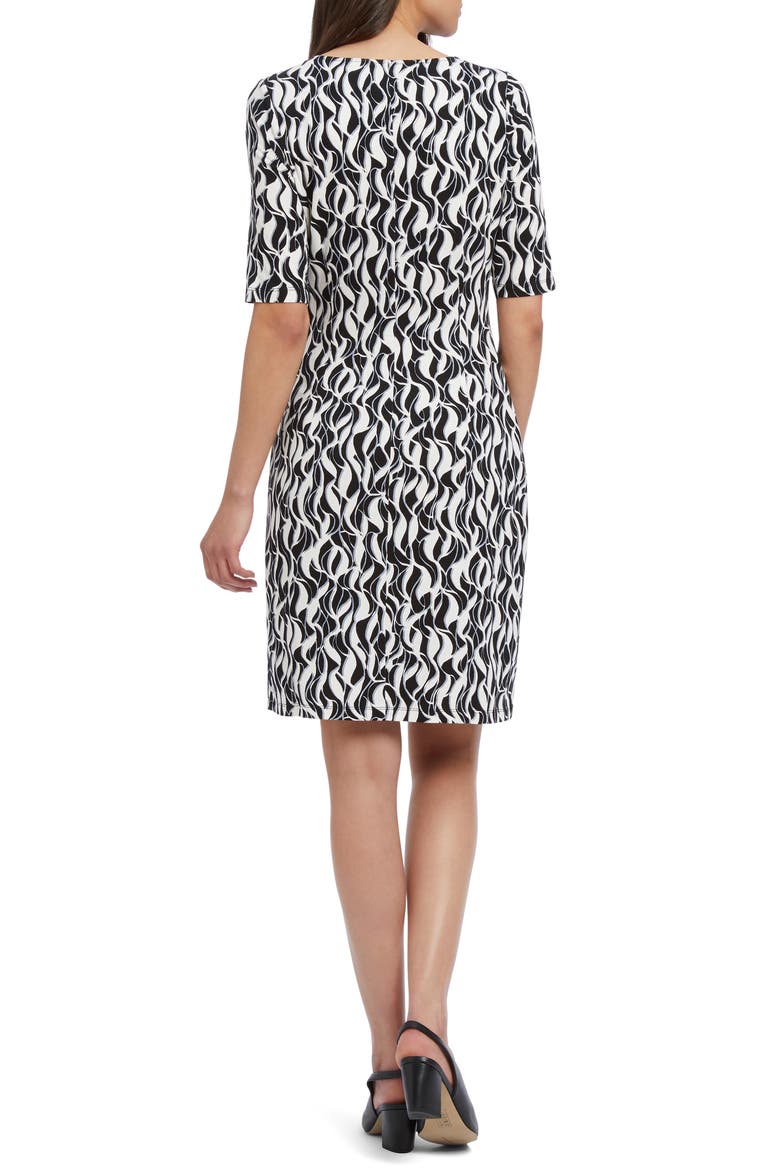 Lively Twist Sheath Dress, Alternate, color, MULTI