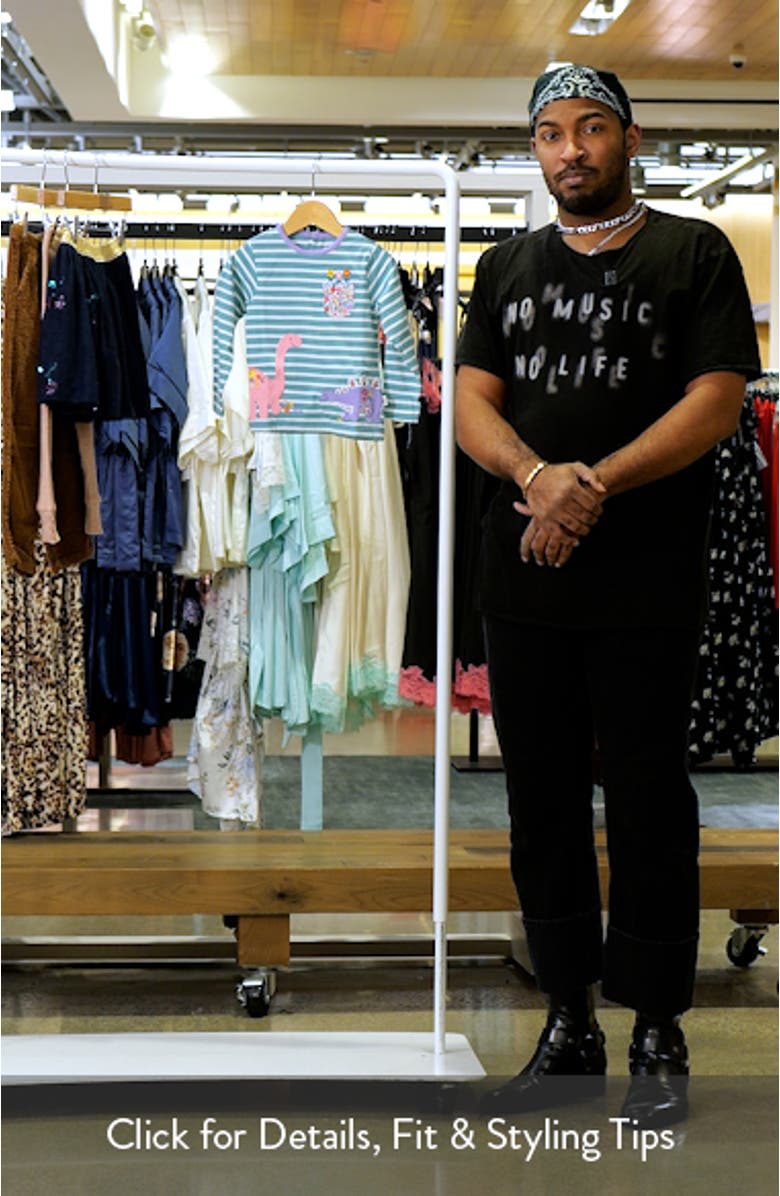 KIds' Dino Ditsty Appliqué Top, sales video thumbnail