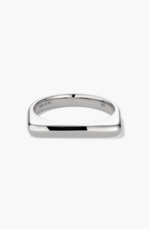 Bold Puzzle Stacking Ring