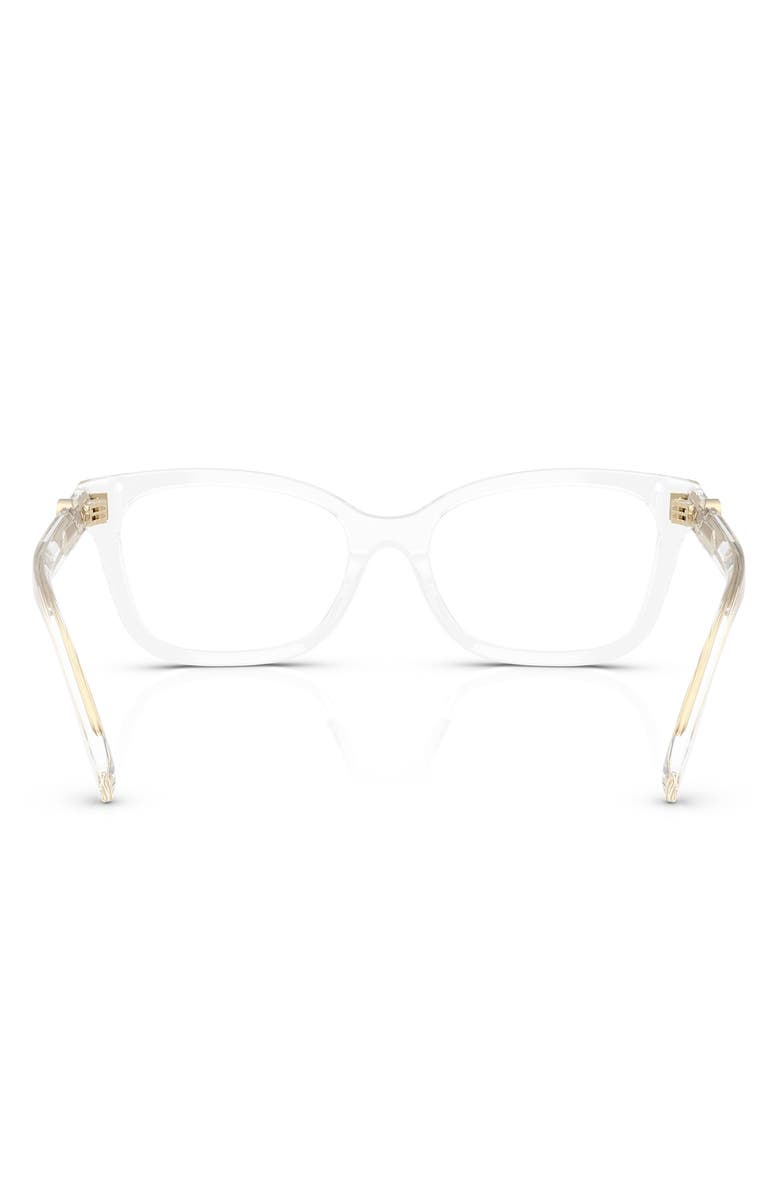 Tory Burch 49mm Phantos Optical Glasses, Alternate, color, Clear