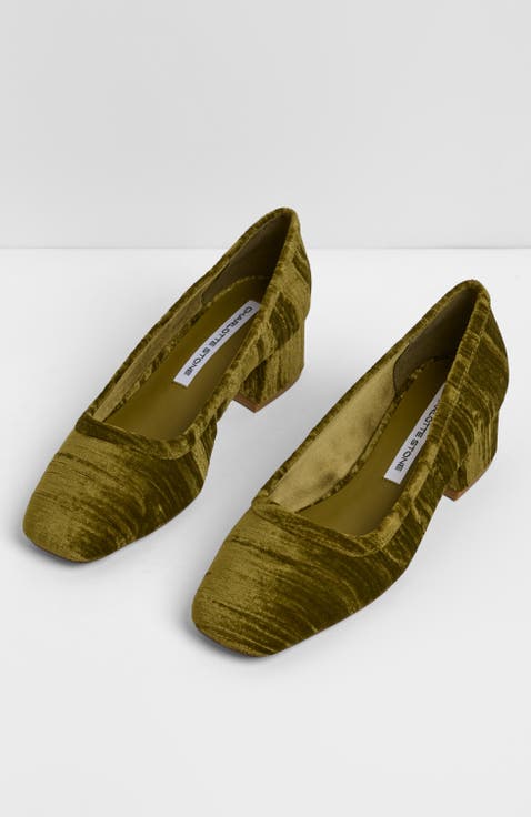 Poppie Block Heel Pump