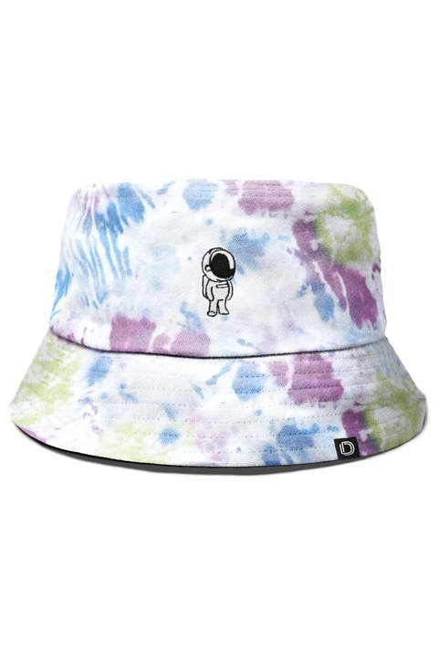 Mens Astronaut Cotton Bucket Hat