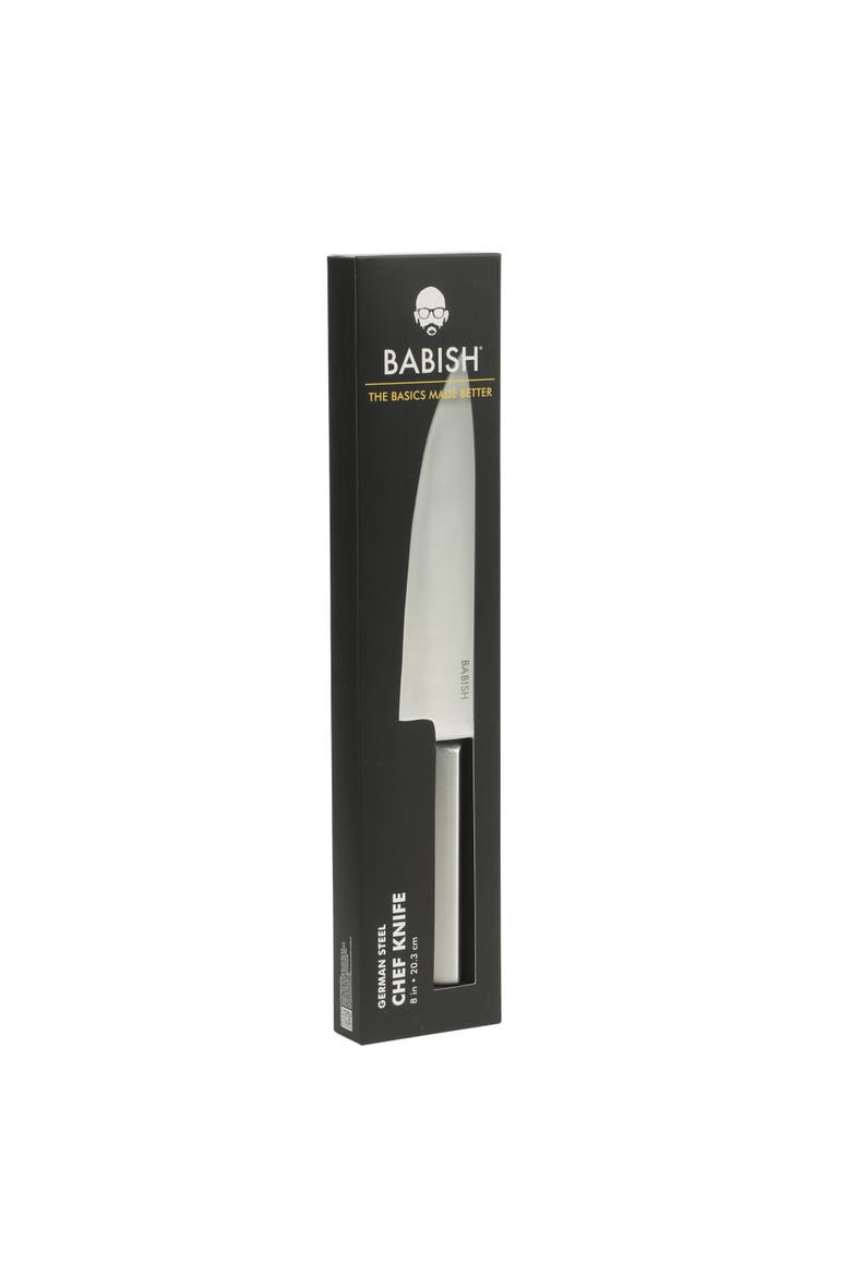 Chef Knife High Carbon 1.4116 German Steel Kitchen Knife, Alternate, color, Stainless Steel