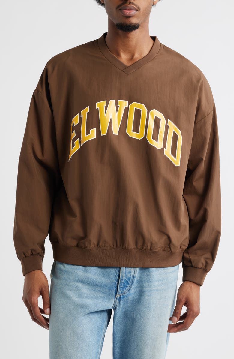 Elwood Logo Pullover Windbreaker, Main, color, 