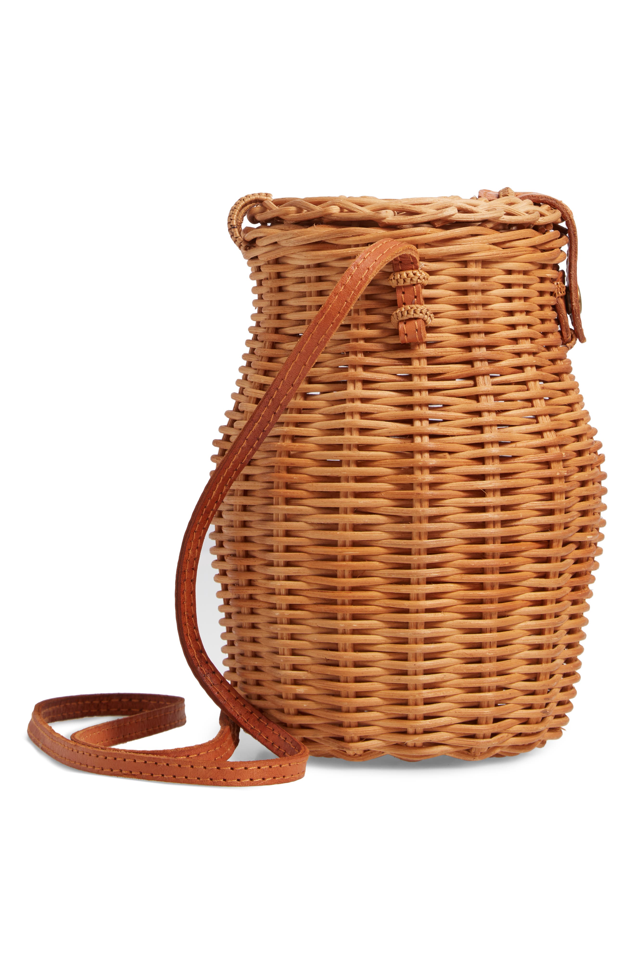 Street Level Straw Crossbody Bag, Alternate, color, 