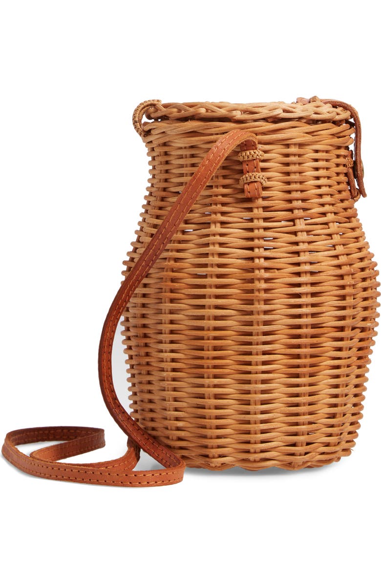 Street Level Straw Crossbody Bag, Alternate, color,