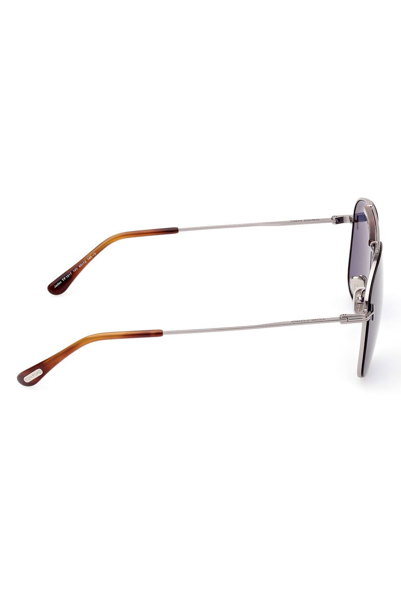 TOM FORD Jaden 60mm Polarized Navigator Sunglasses, Alternate, color, 