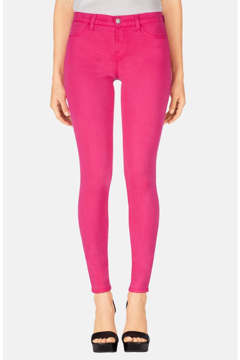 '485' Mid Rise Super Skinny Jeans, Main, color, WILDFLOWER