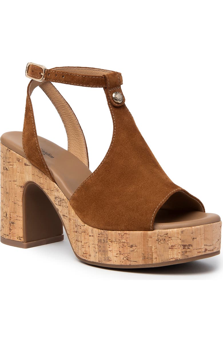 NeroGiardini Ankle Strap Platform Sandal, Main, color,