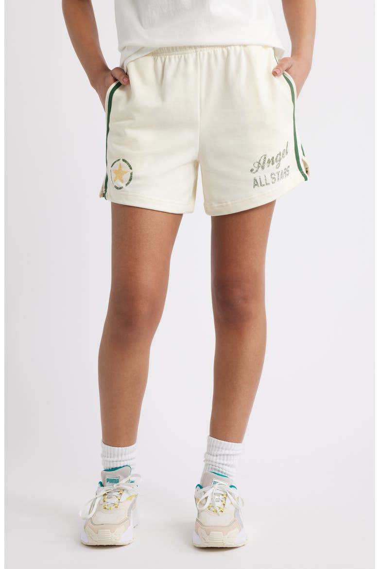 Angel All-Stars Sweat Shorts, Main, color, PEARL