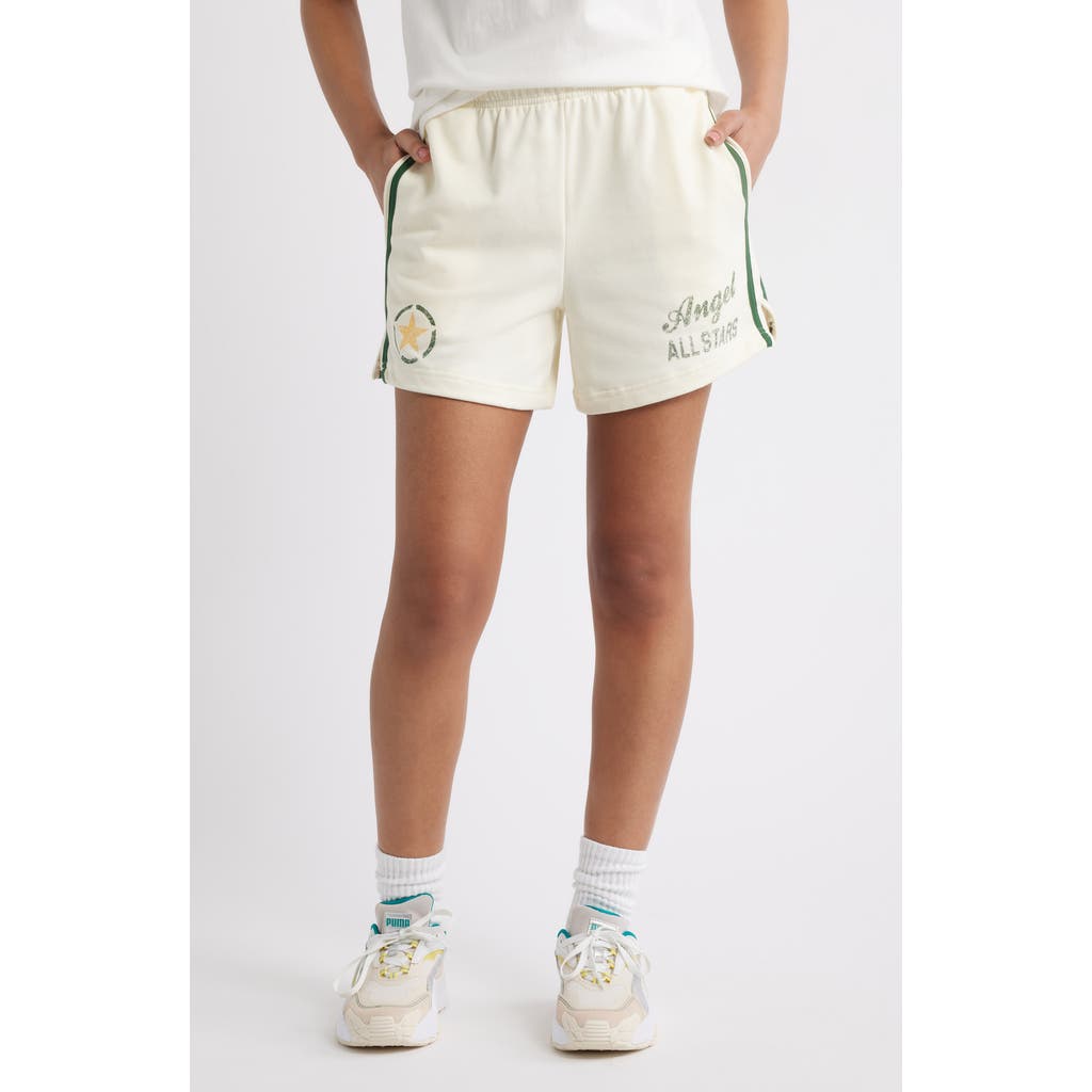 THE MAYFAIR GROUP Angel All-Stars Sweat Shorts in Pearl  product