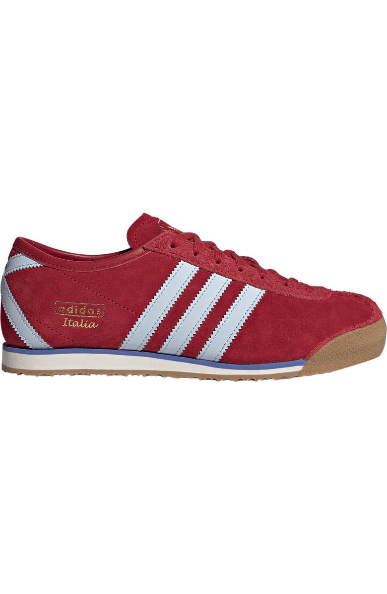 adidas Italia 70s Shoe, Alternate, color, Victory Red/ Icey Blue/ Gold