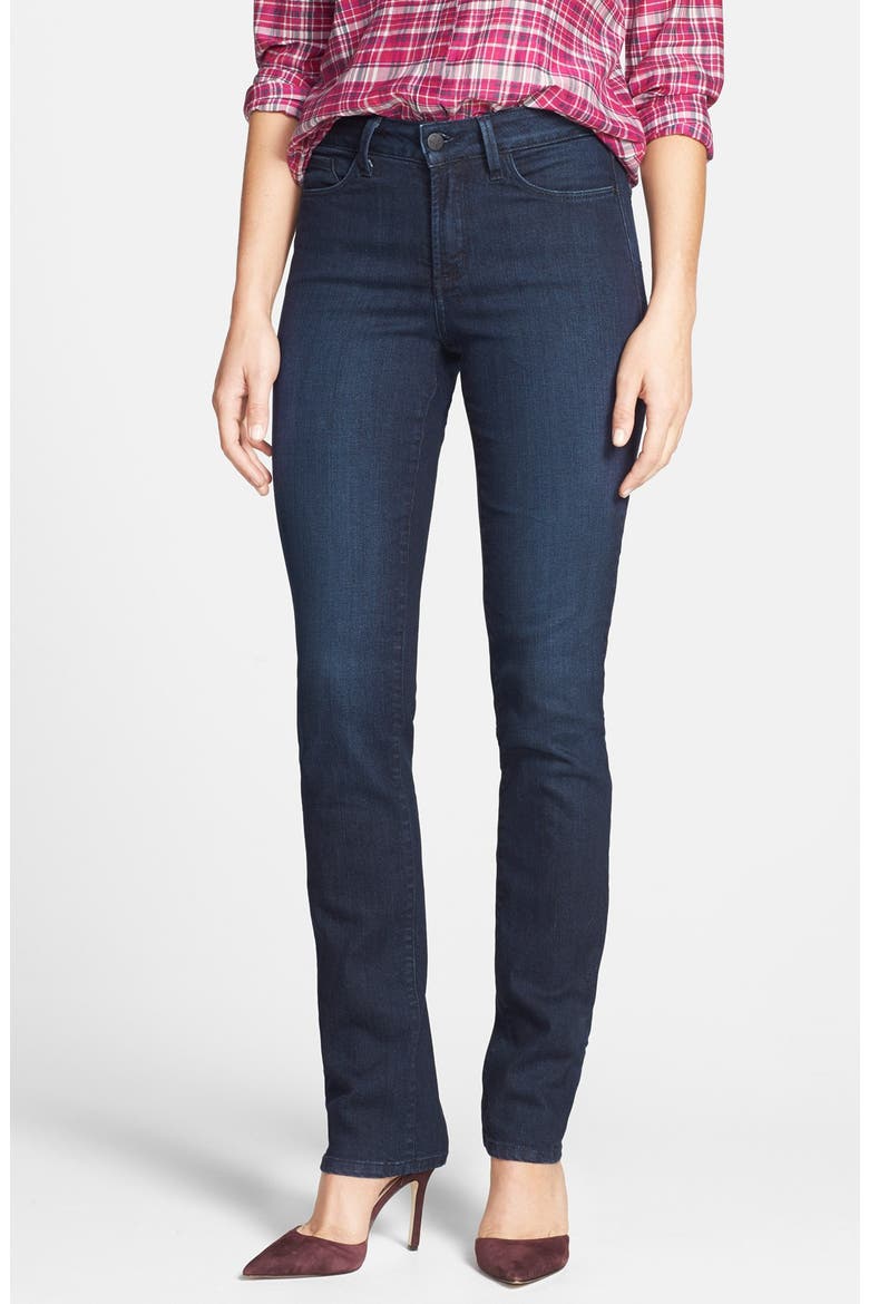 'Samantha' Stretch Slim Straight Leg Jeans, Main, color, NEWBURGH WASH
