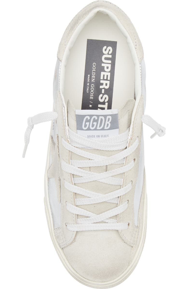 Golden Goose Super-Star Sneaker, Alternate, color, Silver/ Grey
