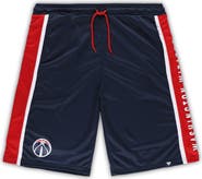 FANATICS Men's Fanatics Branded Navy Washington Wizards Big & Tall Referee Iconic Mesh Shorts