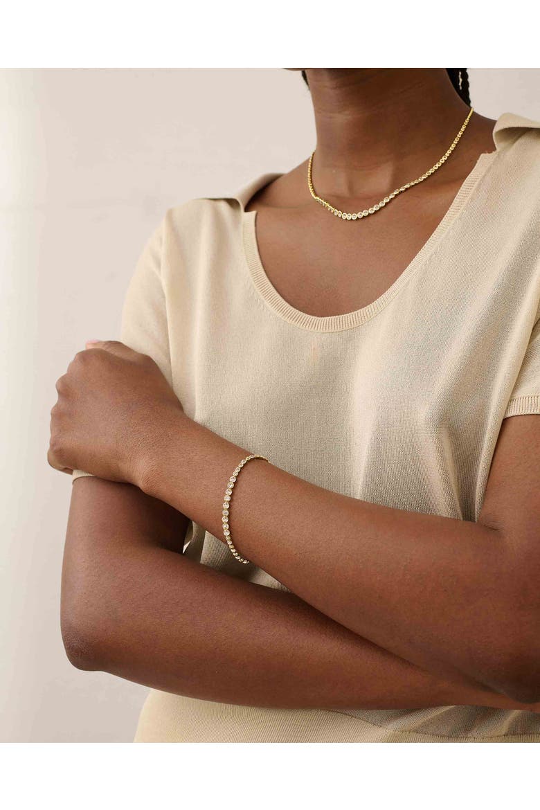 Serena Tennis White Bracelet, Alternate, color, White