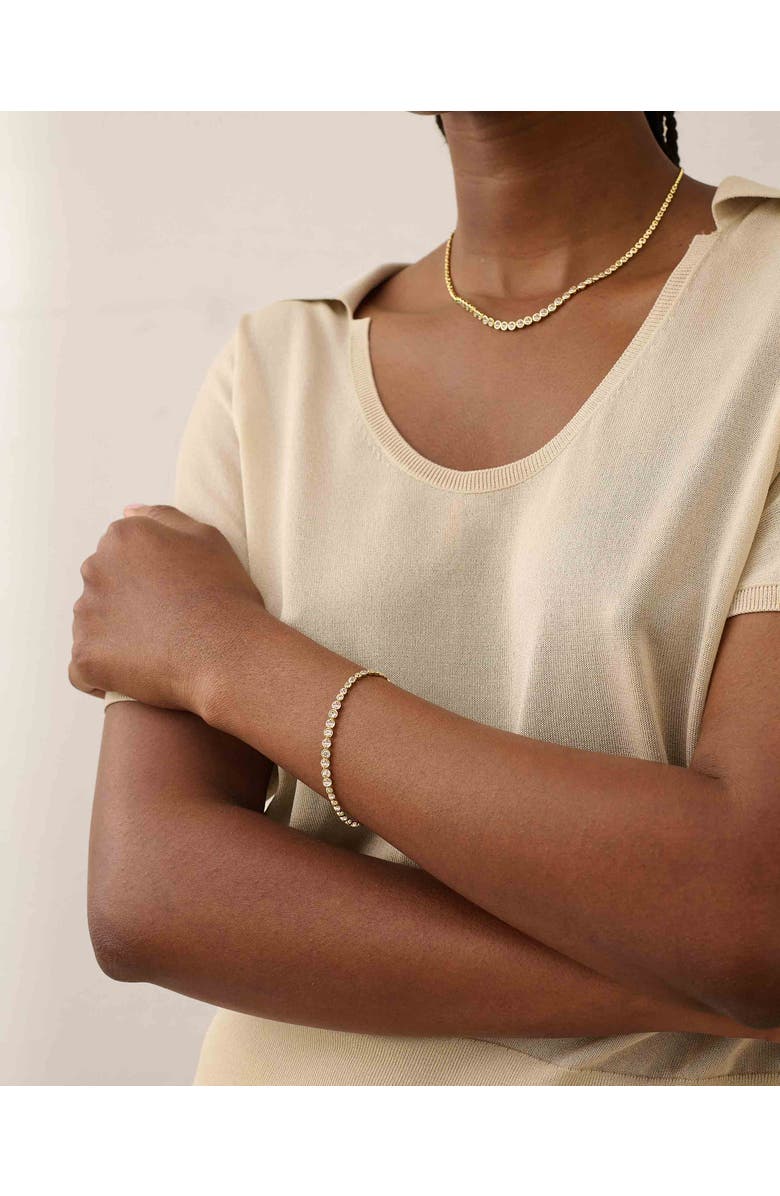 Edge of Ember Serena Tennis White Bracelet, Alternate, color, White