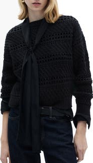 MANGO Openwork Sweater