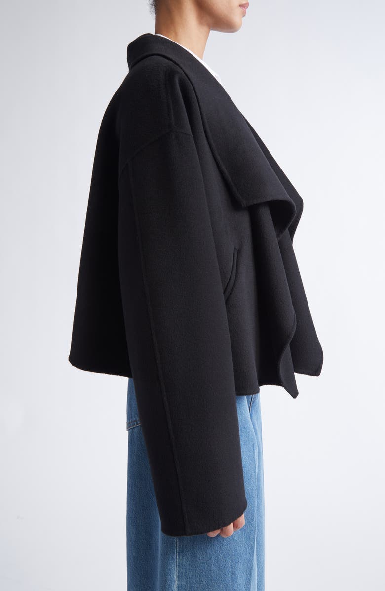 TOTEME Signature Double Face Wool Jacket, Alternate, color, Black