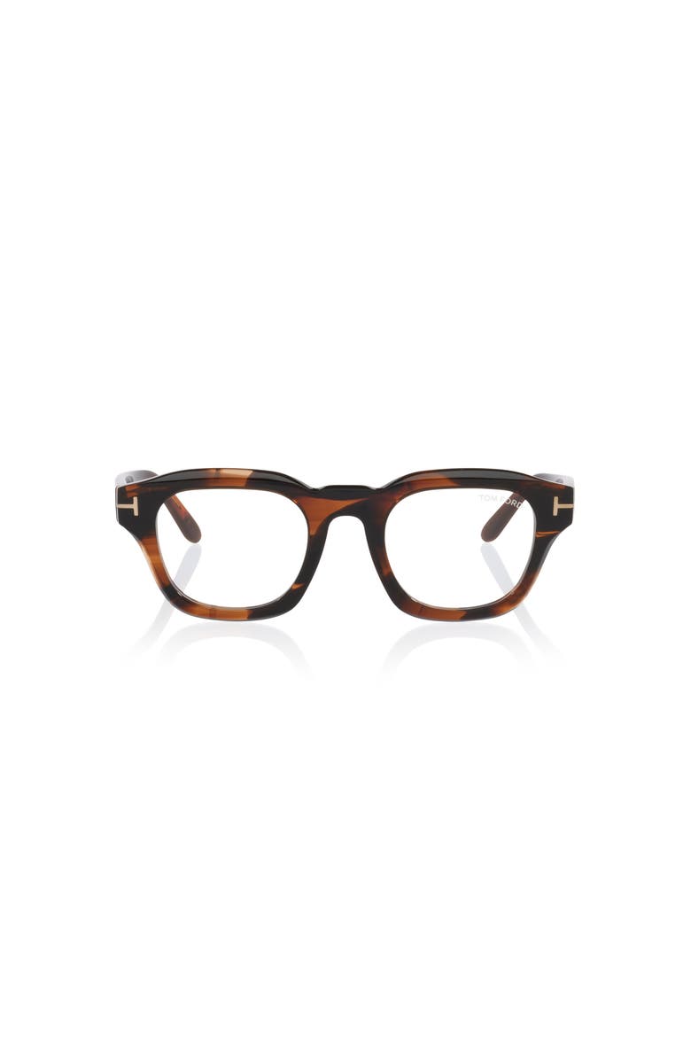 48mm Square optical glasses, Alternate, color, Tortoise