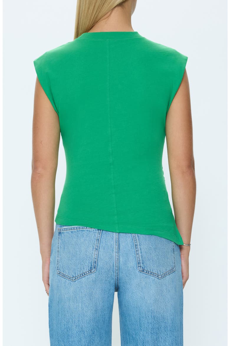 Nya Ruched Muscle T-Shirt, Alternate, color, MANTIS