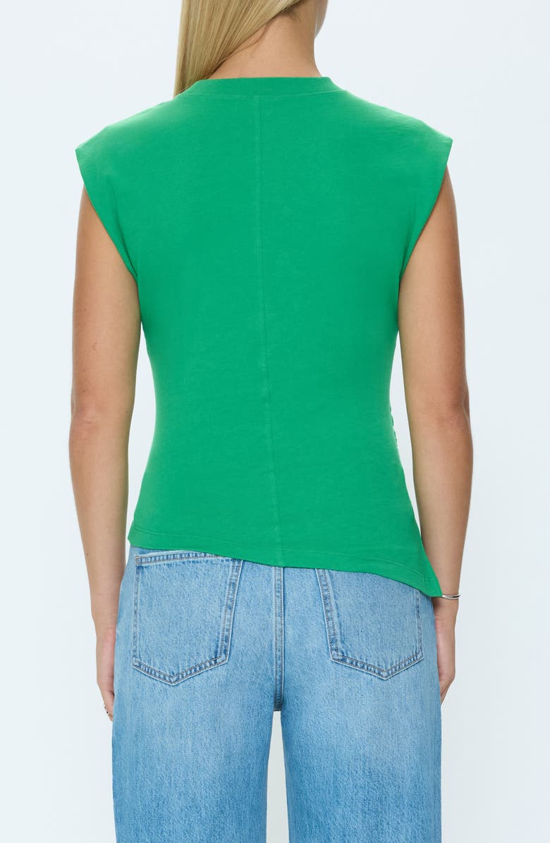 Pistola Nya Ruched Muscle T-Shirt, Alternate, color, Mantis