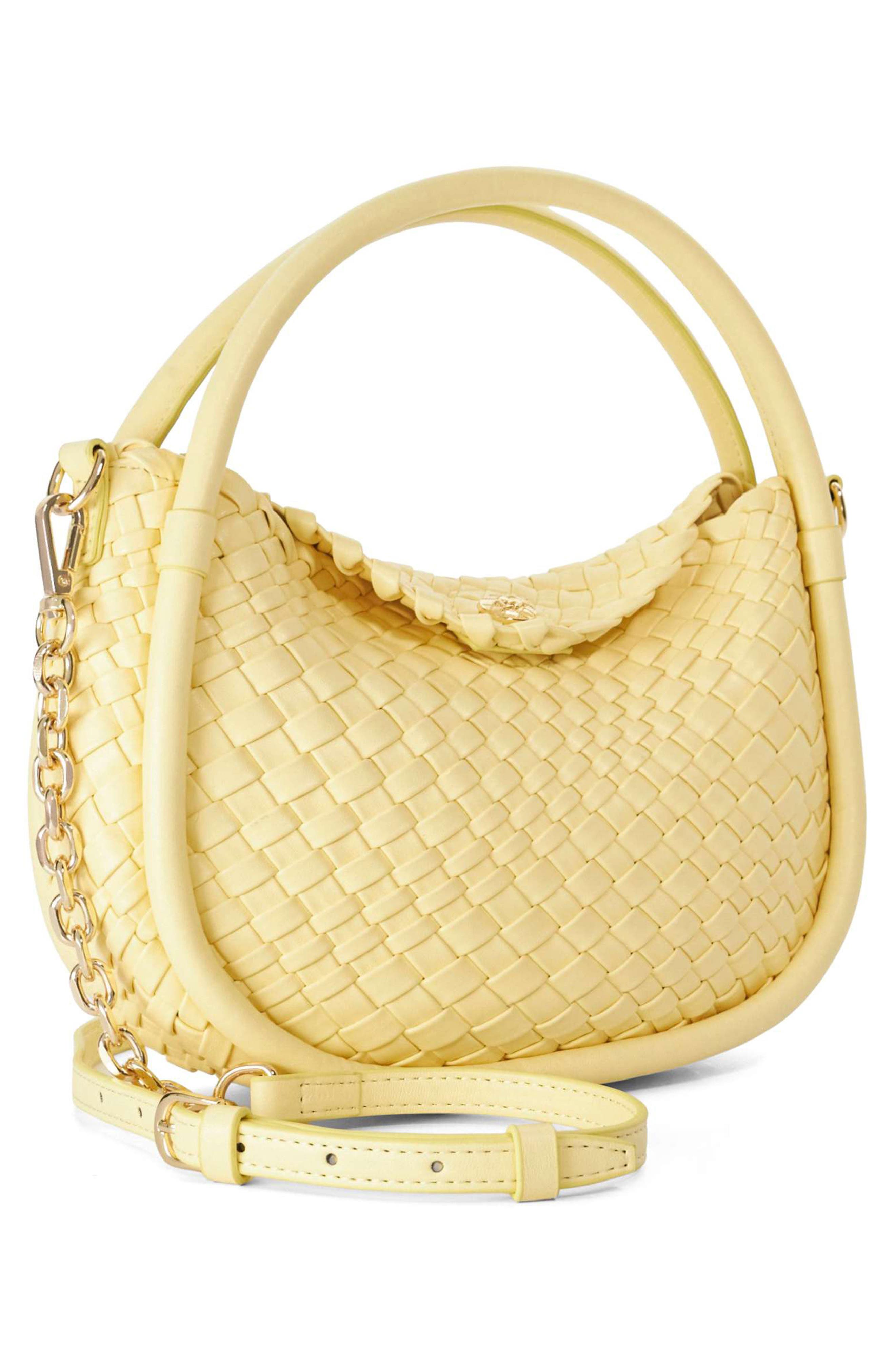 Dinideliberate Top Handle Bag, Alternate, color, YELLOW