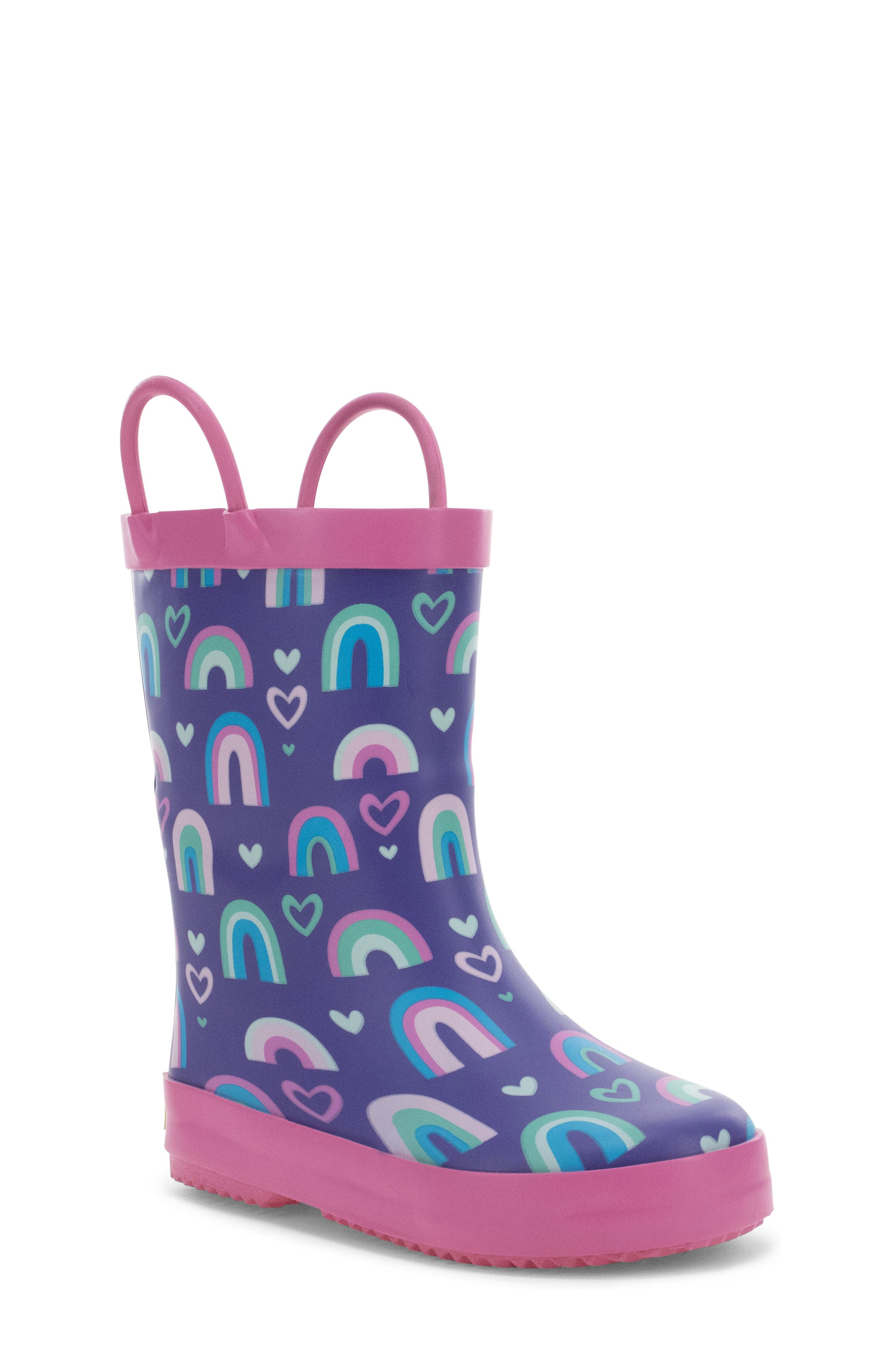 Kids' Heart Splash Rain Boot