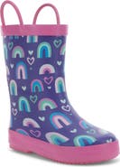 Western Chief Kids' Heart Splash Rain Boot