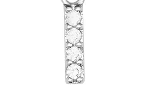 Adornia Initial & Heart 2-pack Stretch Bracelets In Silver-i