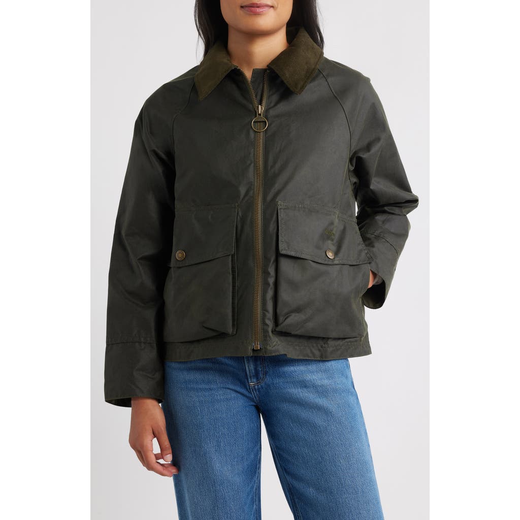 Barbour Croxdale Waxed Cotton Jacket