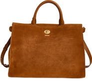 Burberry Medium Cotswolds Suede Tote
