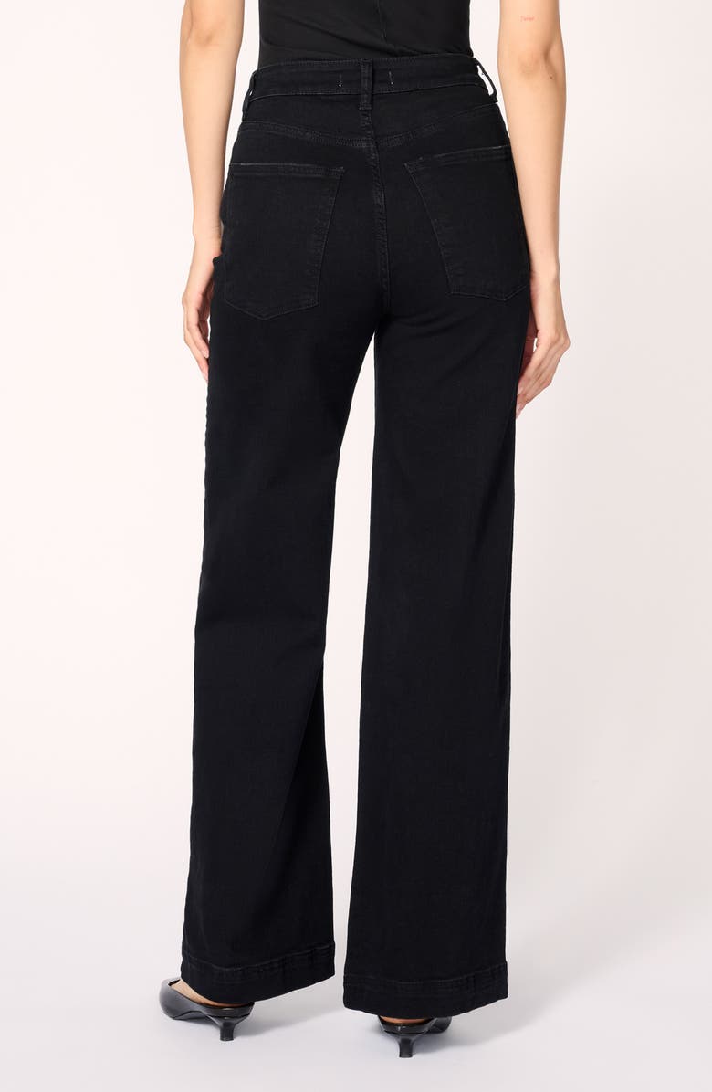 WARP+WEFT NCE High Waist Wide Leg Jeans, Alternate, color, Inkwell