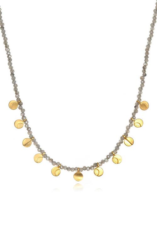 Satya Jewelry Mystical Moonlight Necklace In Gold