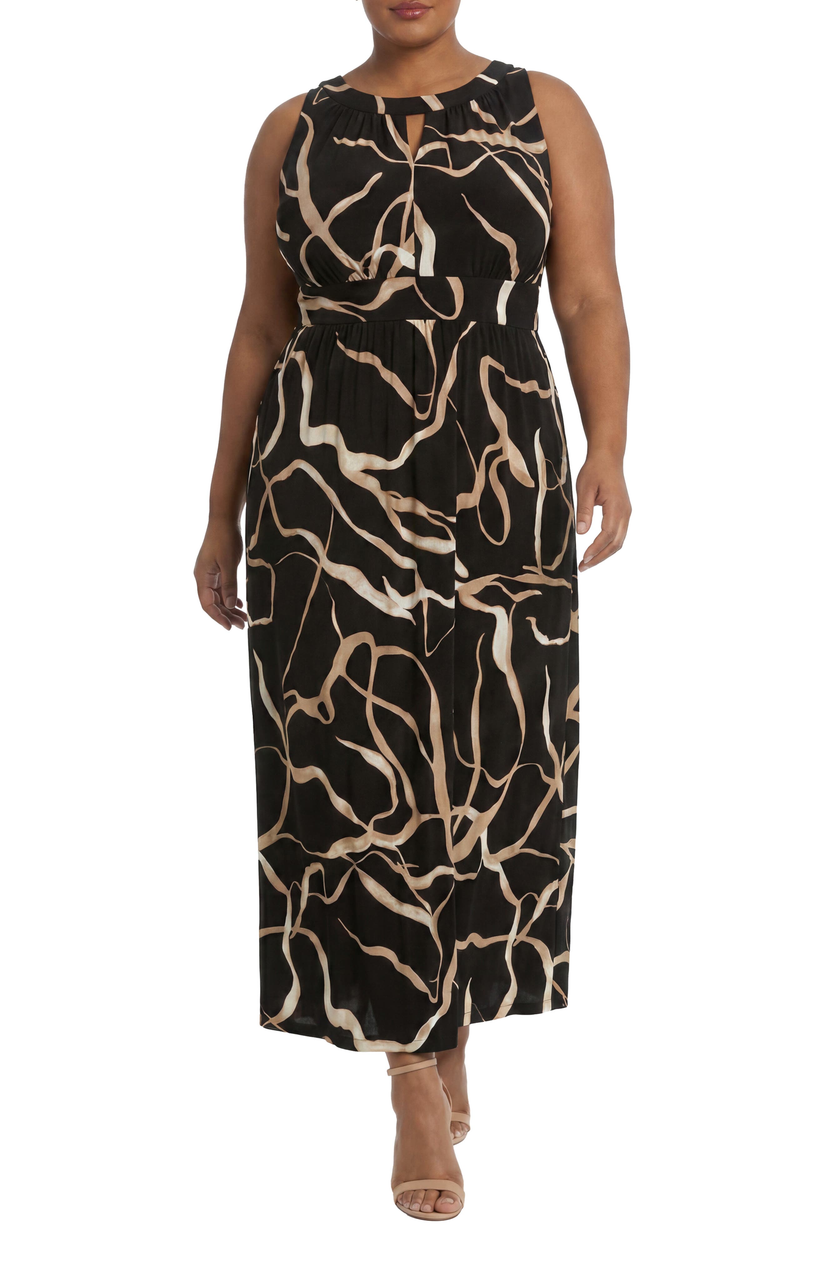 Morris Keyhole Sleeveless Maxi Dress