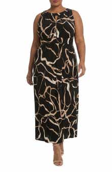 Morris Keyhole Sleeveless Maxi Dress