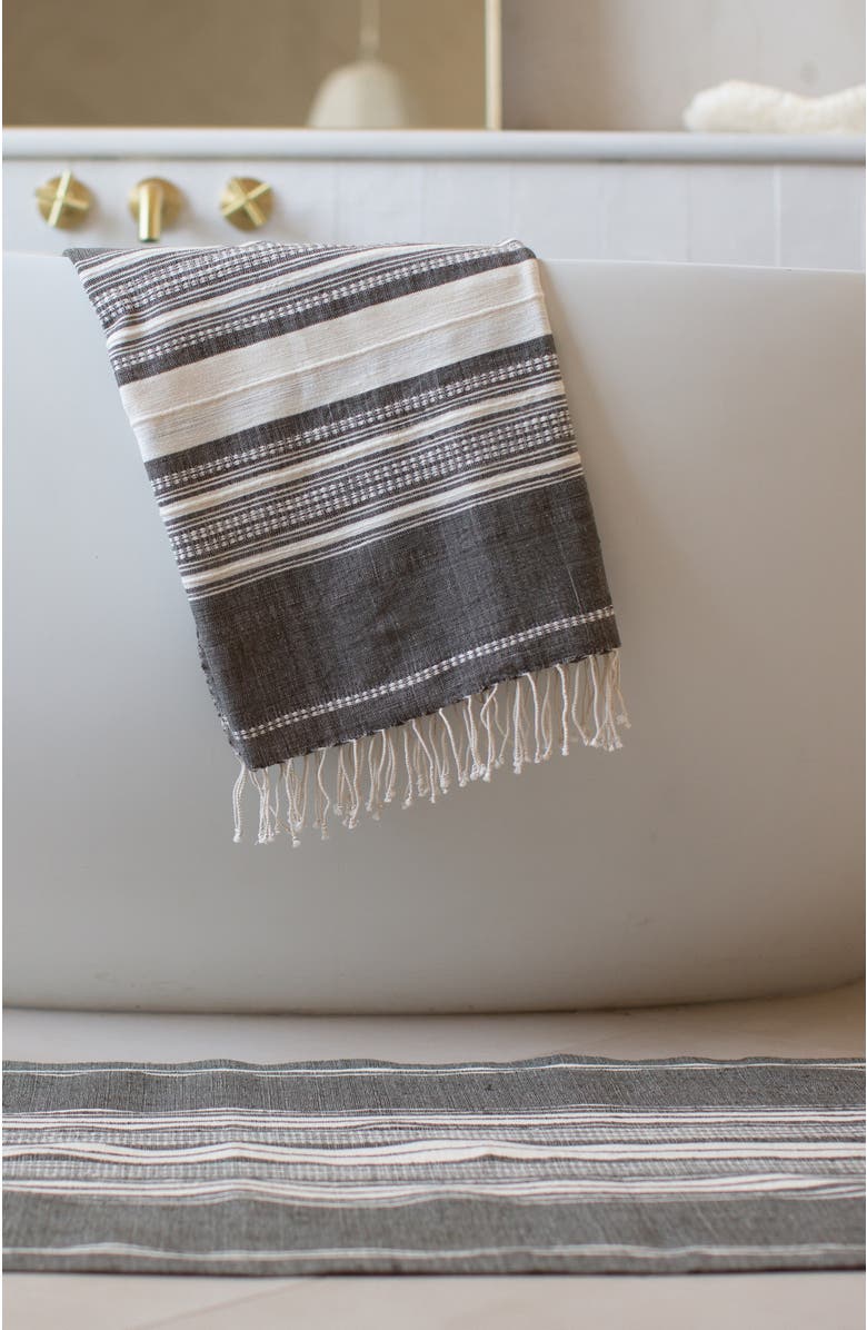 Sabahar Genale Hand Towel, Alternate, color, Grey / Natural