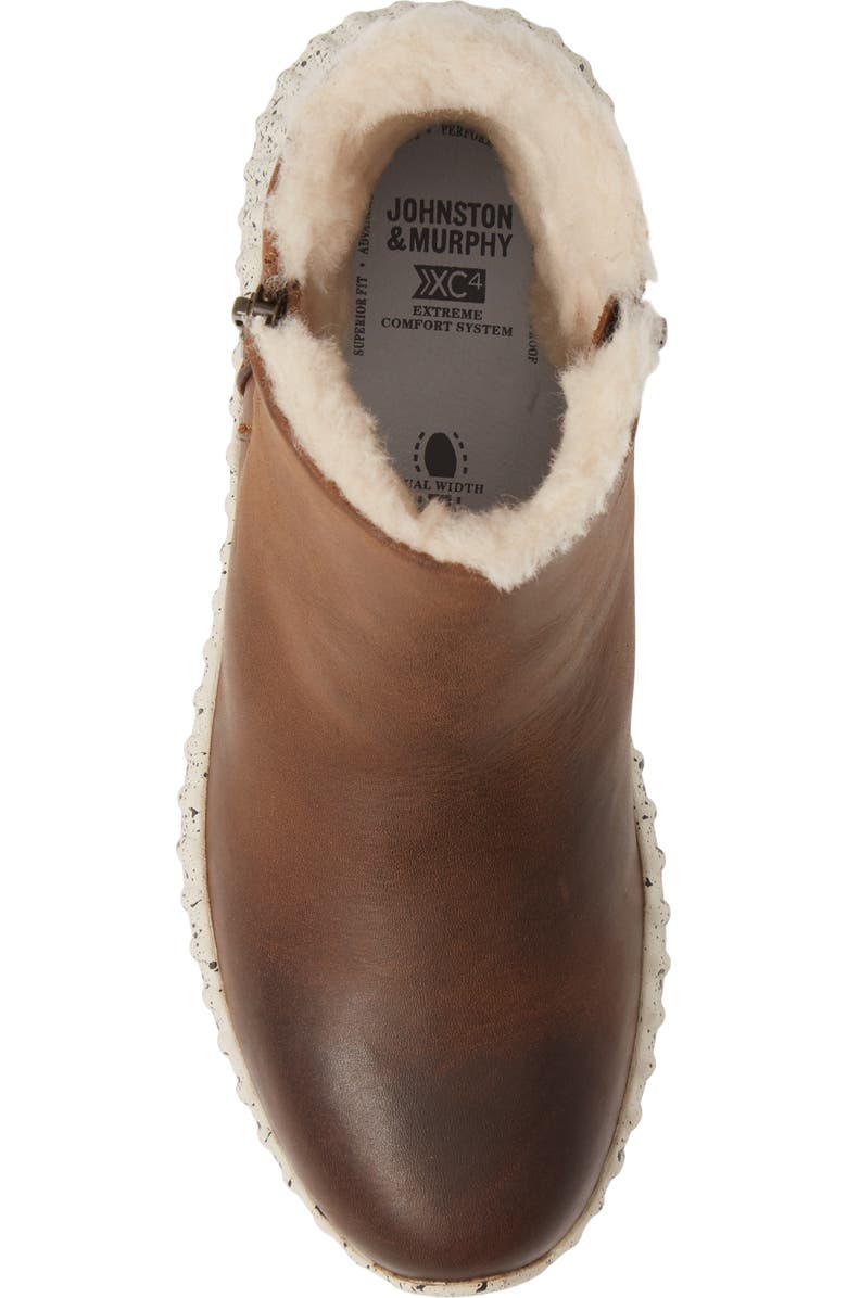 Johnston & Murphy Kimberly Waterproof Genuine Shearling Lined Sneaker Bootie, Alternate, color,