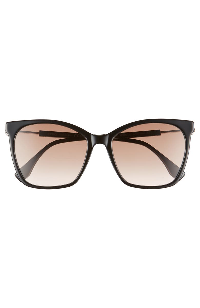 Fendi 57mm Gradient Square Sunglasses, Alternate, color,
