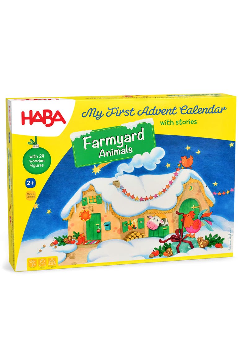 My First Advent Calendar - Farmyard Animals, Alternate, color, Yellow Multi