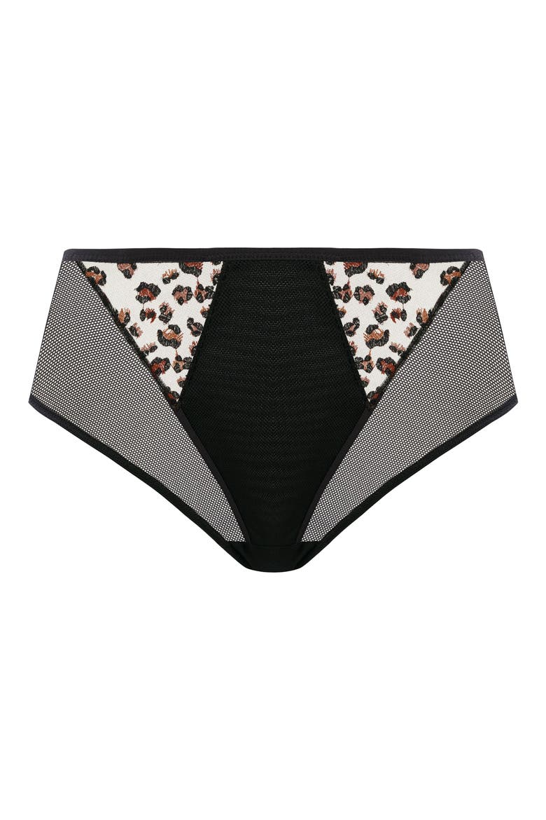 Namrah High Cut Briefs, Alternate, color, BLACK