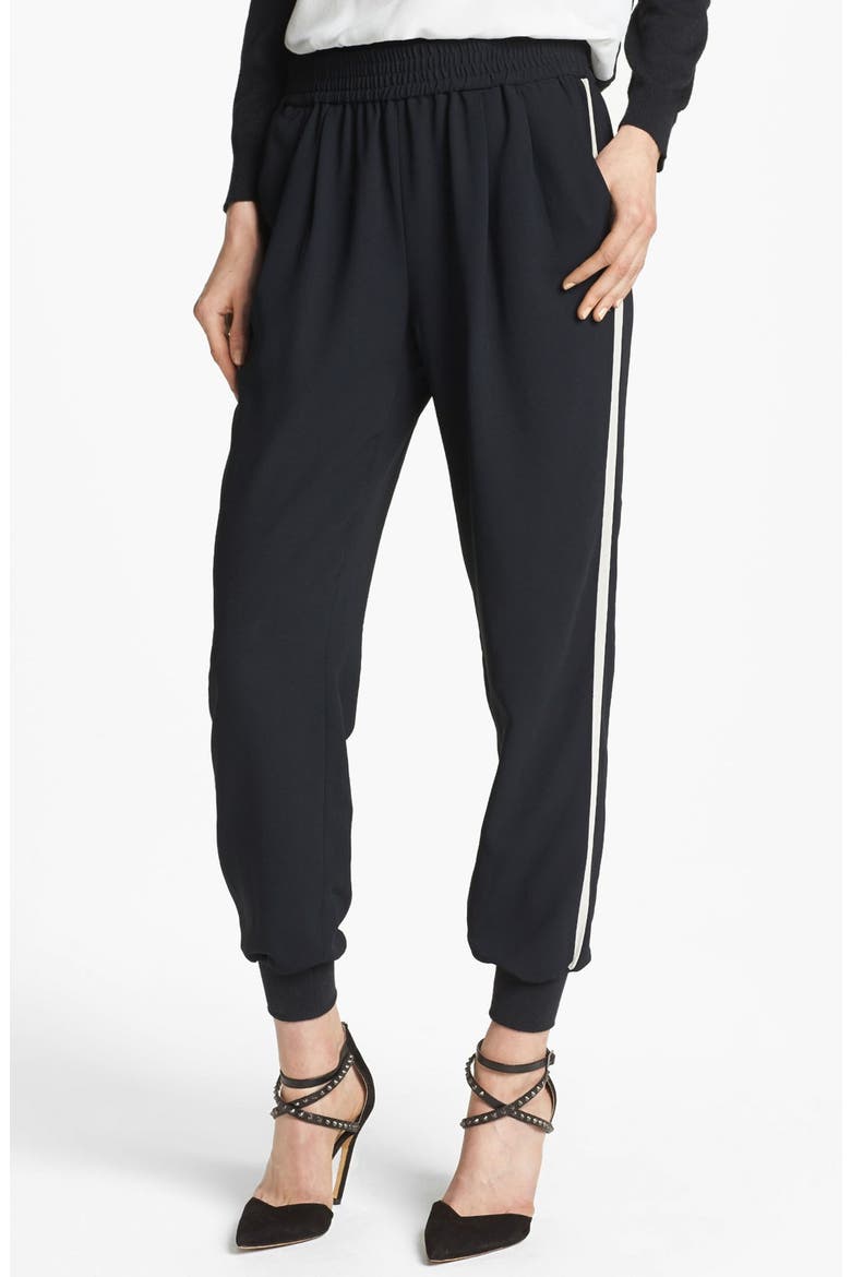 'Mariner B.' Tuxedo Track Pants, Main, color, CAVIAR PORCELAIN