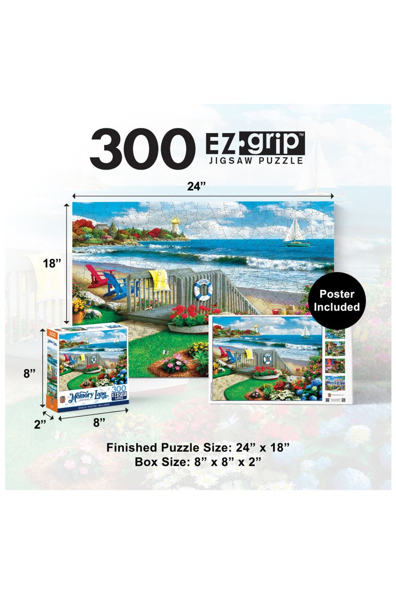 Coastal Getaway 300 Piece Jigsaw Puzzle, Alternate, color, Multicolor