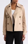 Michael Kors Double Breasted Short Trench Coat