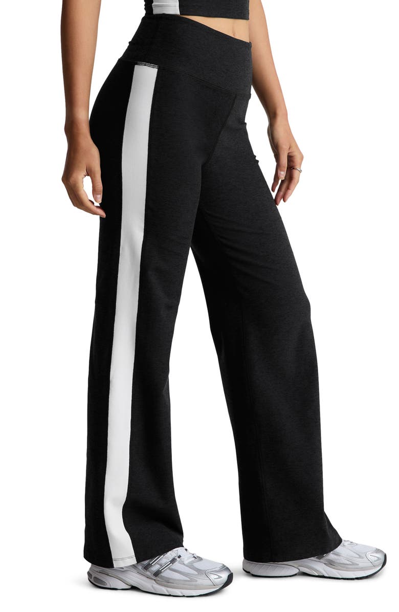 Beyond Yoga Space Dye Laid Back Stripe Pants, Alternate, color, 