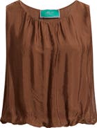 DELUC Strada Bubble Sleeveless Top