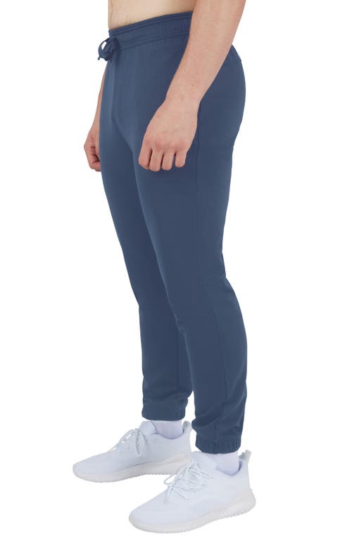 90 Degree By Reflex Sunday Scuba Lounge Joggers In Blue