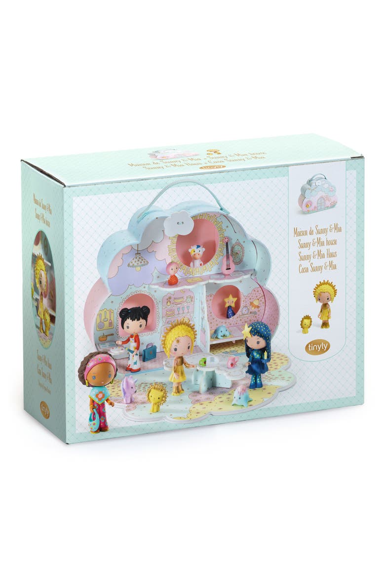 Tinyly Sunny & Mia House Playset, Main, color, MULTI